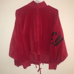Red Juicy Couture sweatshirt